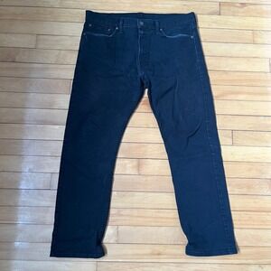 Levis 513 Jeans Mens 36x30 Black Denim Pants